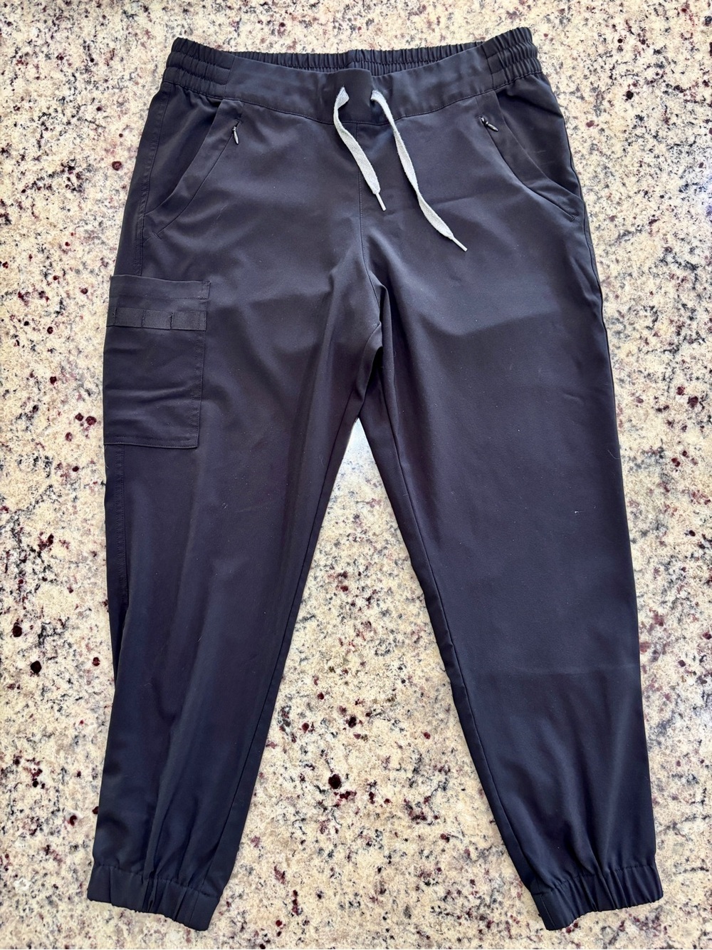 Women’s Black Drawstring Jogger Pants - Size L
